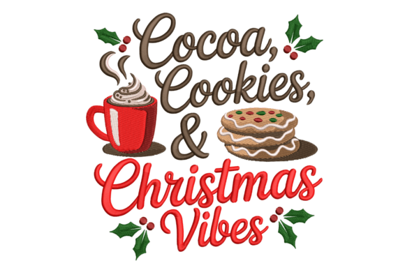 A Cozy Christmas Embroidery Design for Crafters
