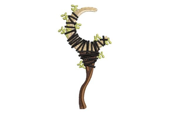 A Design Review: Mystical Witchcraft Staff Embroidery
