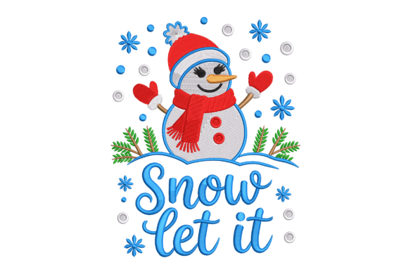 A Designer's Review of Snow Let It – Cute Snowman Winter