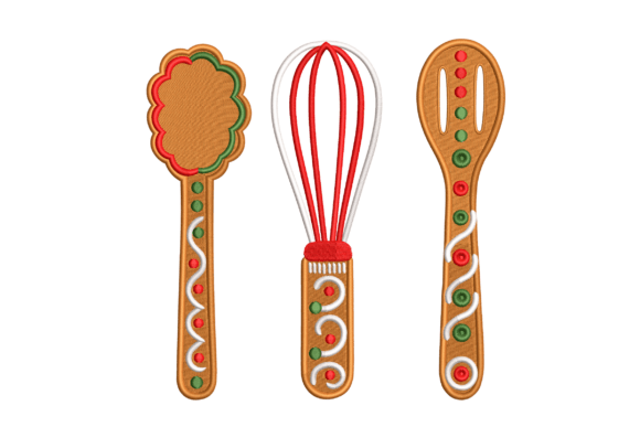 A Gingerbread Kitchen Tools Embroidery Review