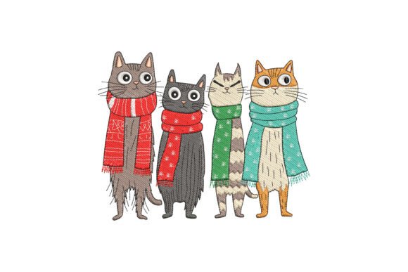 A Modern Holiday Review: Cat Squad Christmas Embroidery