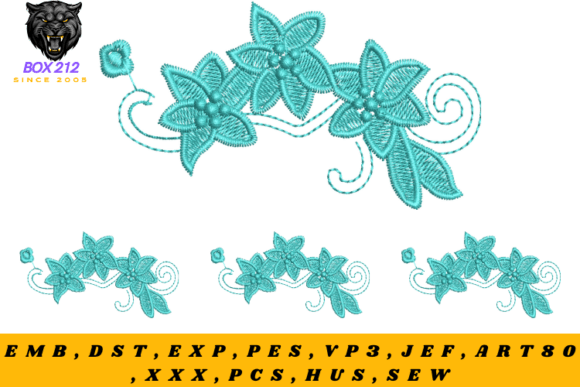 A Practical Review of Embroidery Borders of Flowers