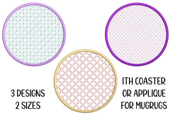 A Professional's Take on the ITH Coaster Appliqué Set