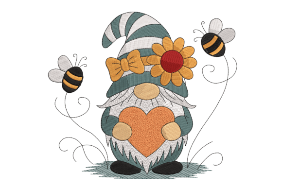 A Real-World Review of the Spring Bee Gnome Embroidery Design
