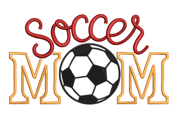 A Soccer Mom Embroidery Design for Heartfelt Homemade Gifts