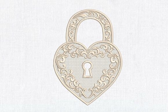 An Elegant Heart Lock for Seasonal Romance