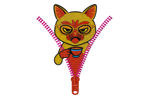 Cute Cat Zipper Embroidery: A Seller's Review
