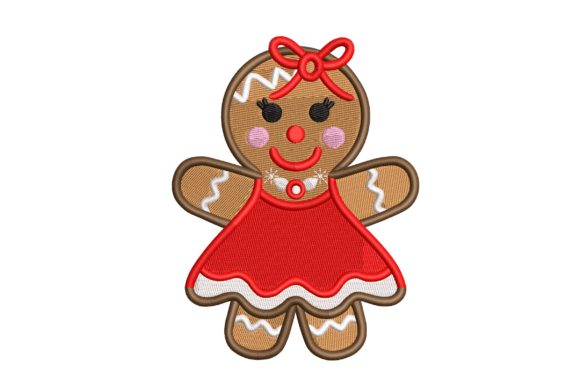 Cute Gingerbread Girl: A Holiday Embroidery Designer’s Review