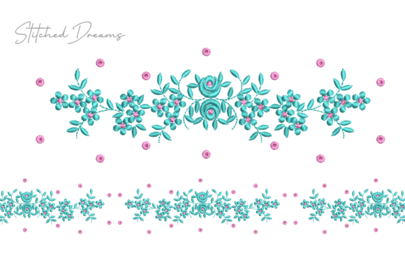 Embroidery Borders of Flowers: A Designer's Field Test