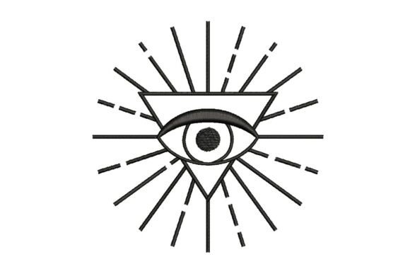 Evaluating the All-Seeing Eye Pyramid Embroidery Design