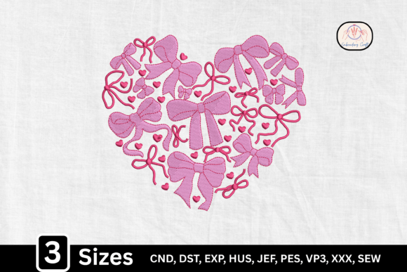 Girly Coquette Valentine Bow Heart: A Business Design Review