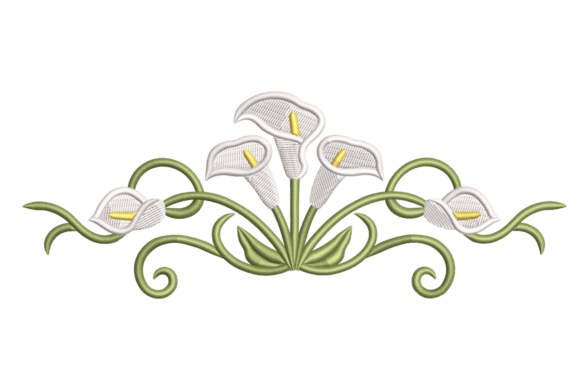 Reviewing the Calla Lily Border Embroidery Design for Gifts