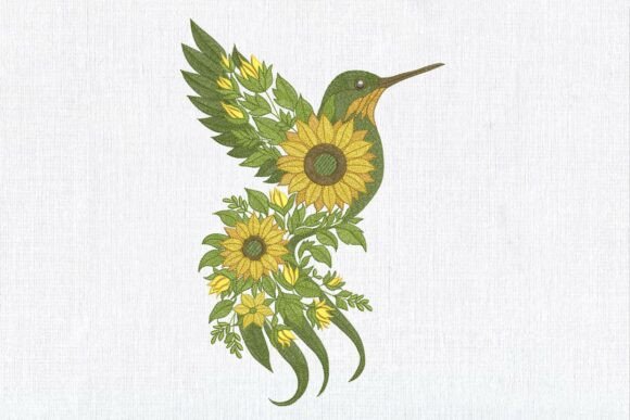 Sunflower Floral Hummingbird: A Seasonal Embroidery Designer's Review