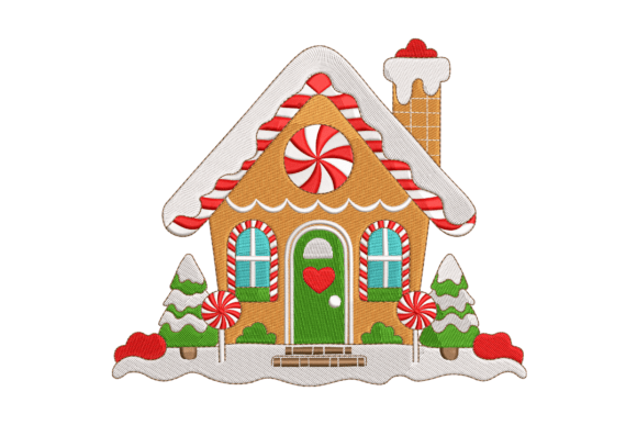 The Gingerbread House Embroidery Design Review